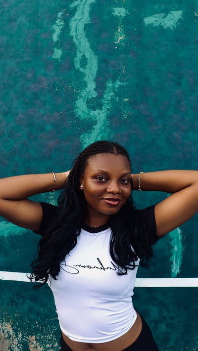 Unkn?wn Diva Monochrome Baby Tee