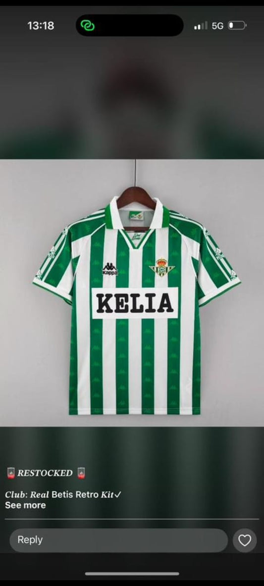 Real Betis Retro Jersey
