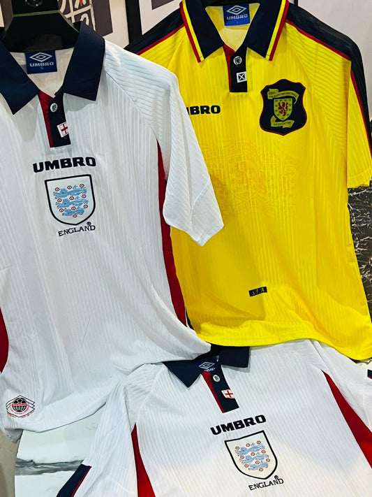 England & Scotland 1996 Home/Away Jerseys